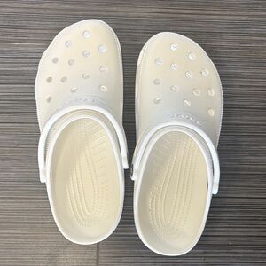 Crocs white water shoes, only worn once.